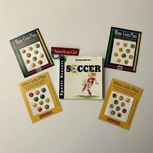 Lot Sale - American Girl of Today Retired Skiing, Summertime toys, Grin Pins